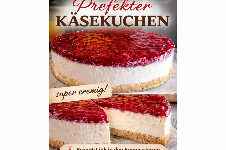 Käsekuchen ohne Gelatine - ein köstliches Rezept für Dessertliebhaber