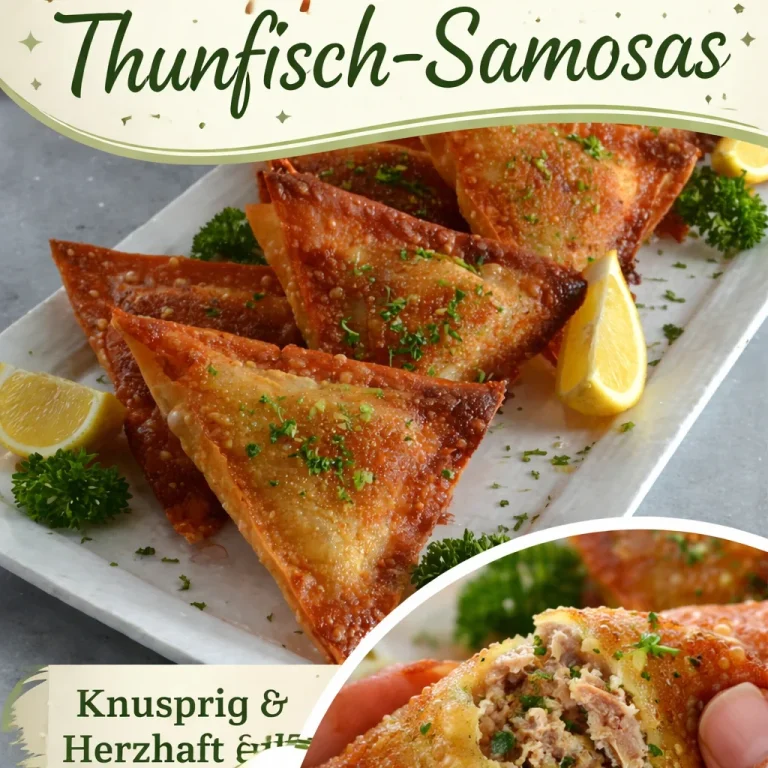 Knusprige Brickteig-Häppchen mit schmelzendem Kern auf einem Teller