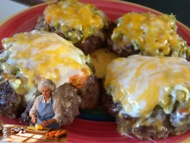 Low Carb Chile Burger auf einem Teller mit frischen Zutaten