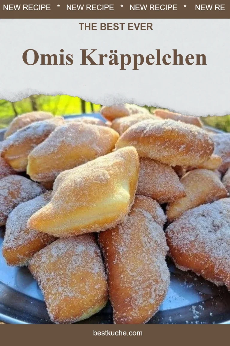 Leckere, frisch gebackene Kräppelchen nach Omas Rezept