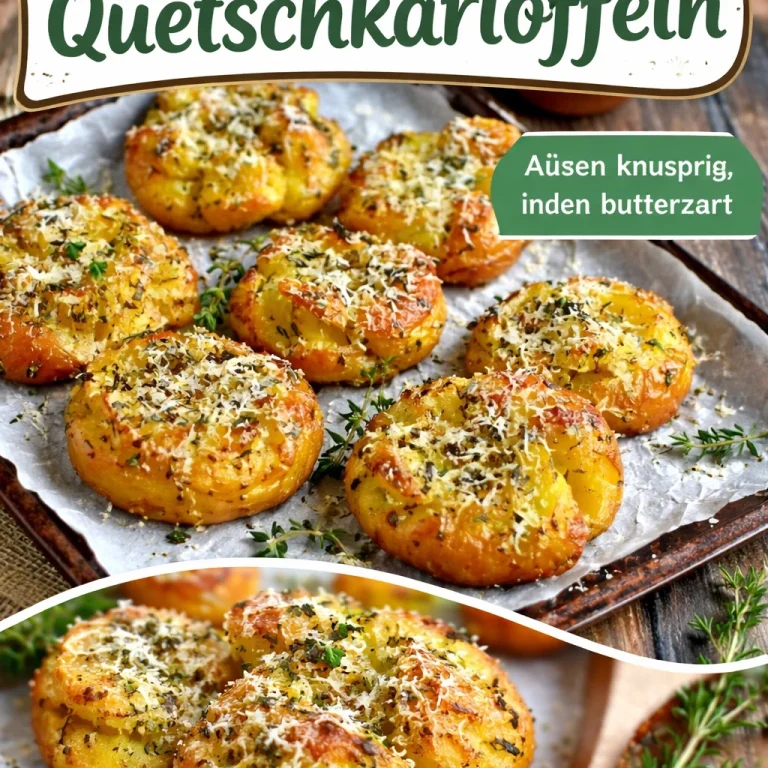 Leckere geröstete Kartoffeln aus dem Ofen auf einem Teller serviert.