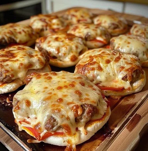 Leckerer Salami-Burger auf einem Grillteller serviert