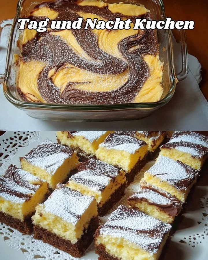 Tag und Nacht Kuchen