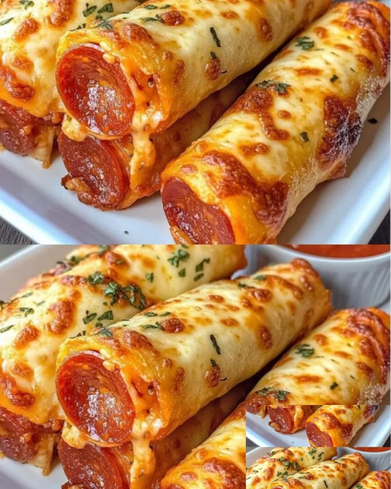 Leckere selbstgemachte Pizzarollen in nur 5 Minuten