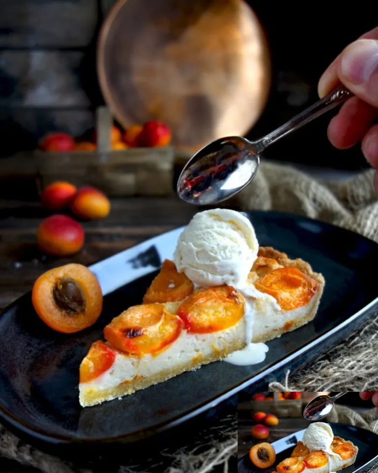 Arme-Ritter-Tarte mit Aprikosen - köstliches Dessert Rezept