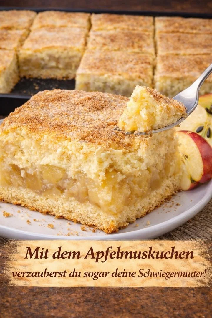 Der beste Apfelmuskuchen