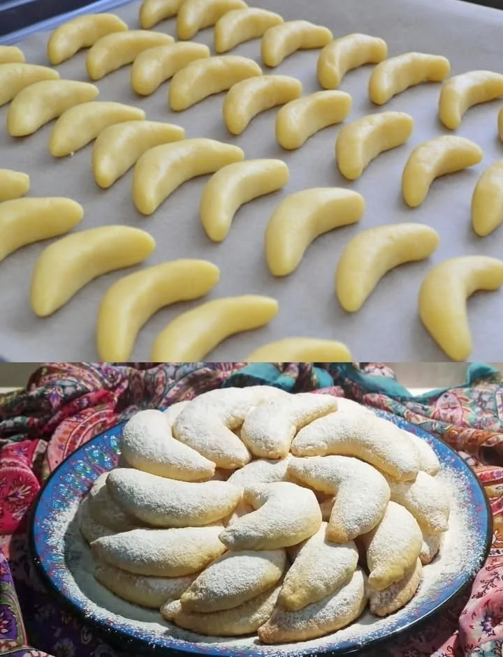 Leckere selbstgebackene Hörnchen, die wie vom Bäcker wirken.