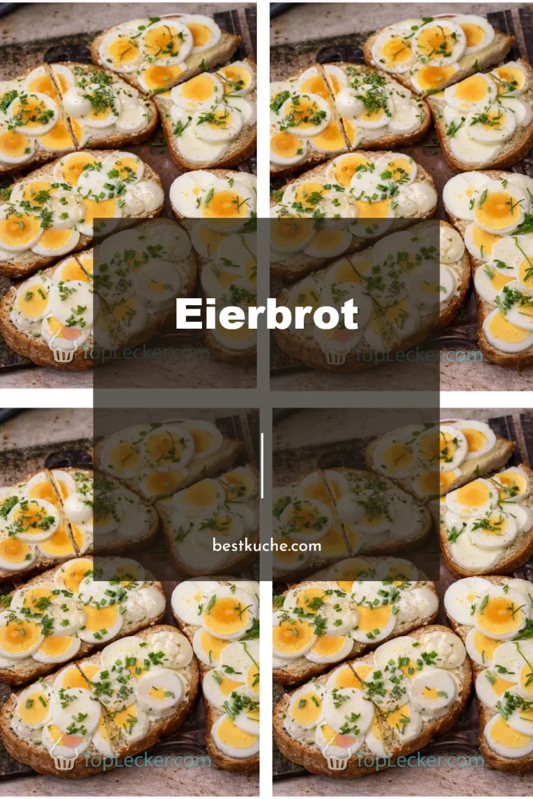Delikates Eierbrot mit frischen Zutaten auf einem Holzbrett