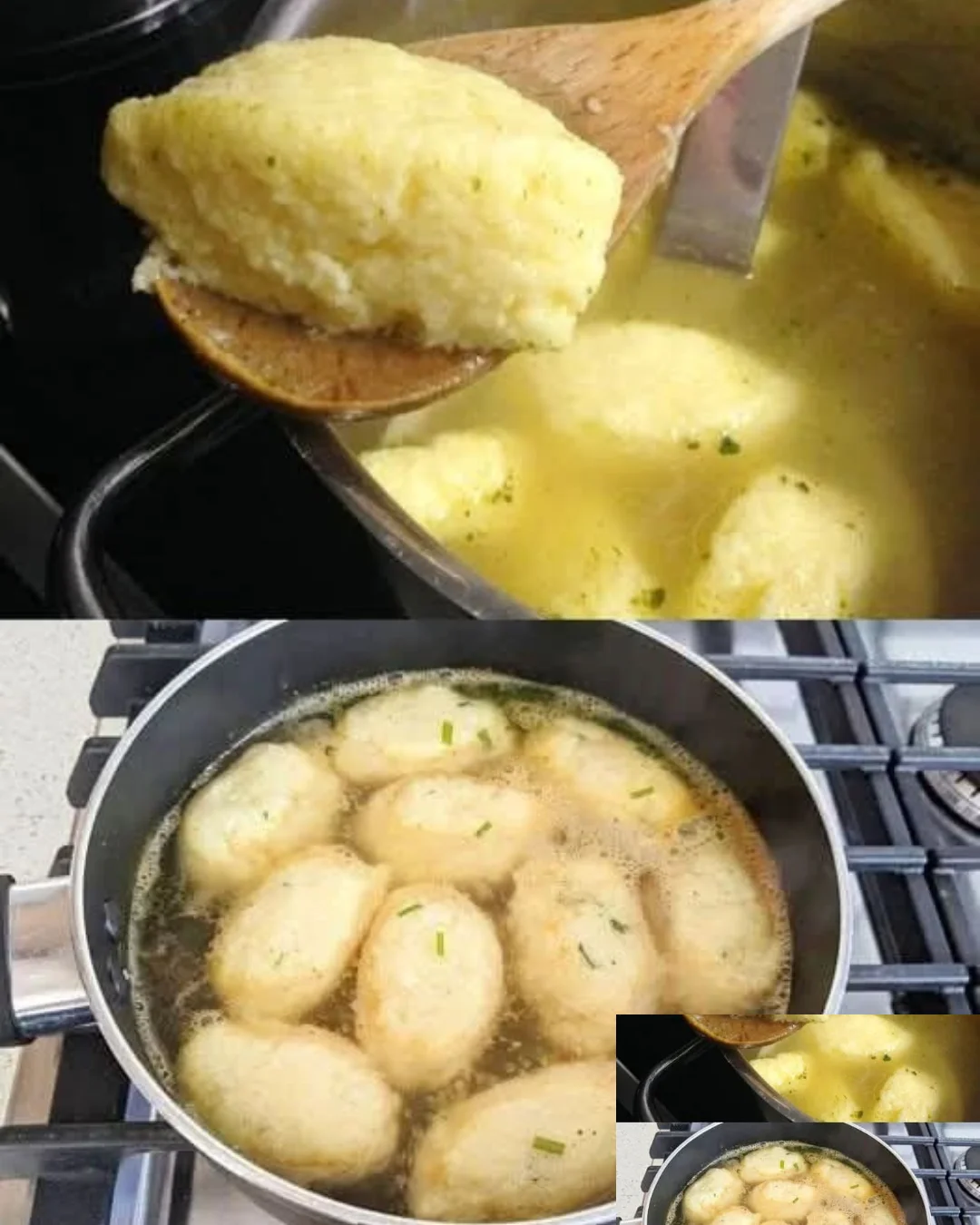 Omas Rezept für fantastische Grießklößchen, flaumige und leckere Klöße.