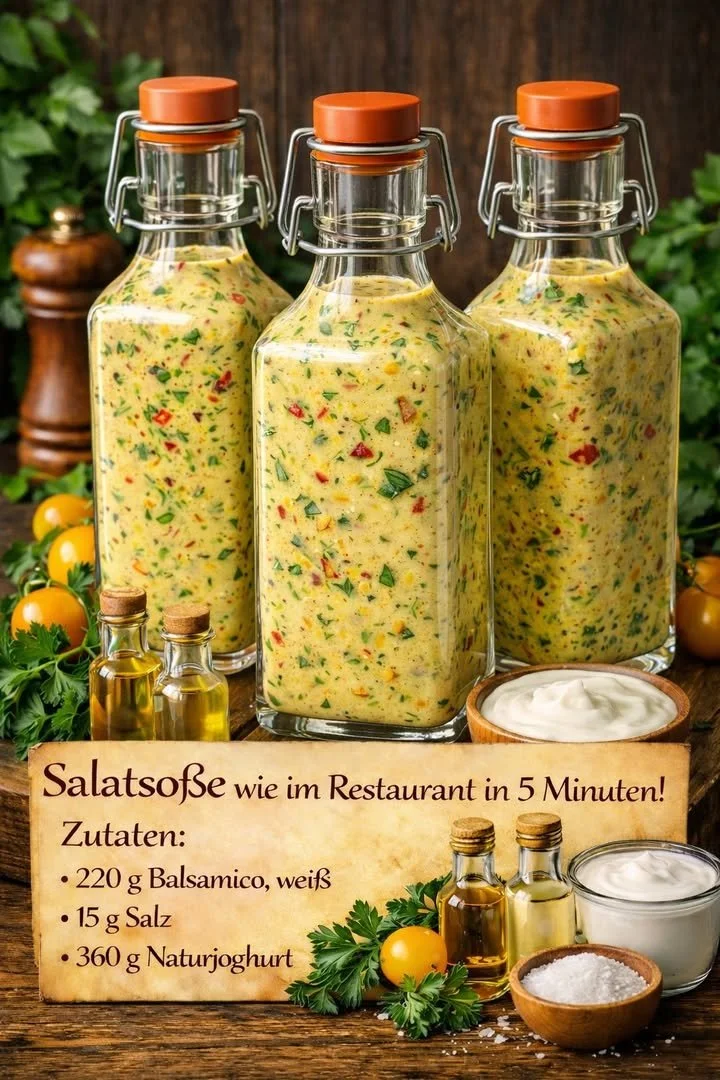 Fantastische Salatsauce