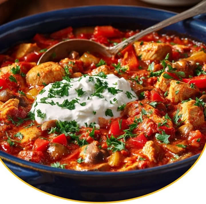 Feuriger Schnitzeltopf mit zarten Schnitzeln und würziger Sauce