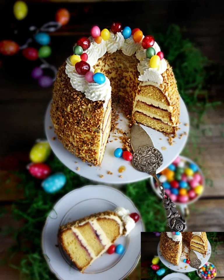Frankfurter Kranz mit Eierlikör als köstliche Ostertorte