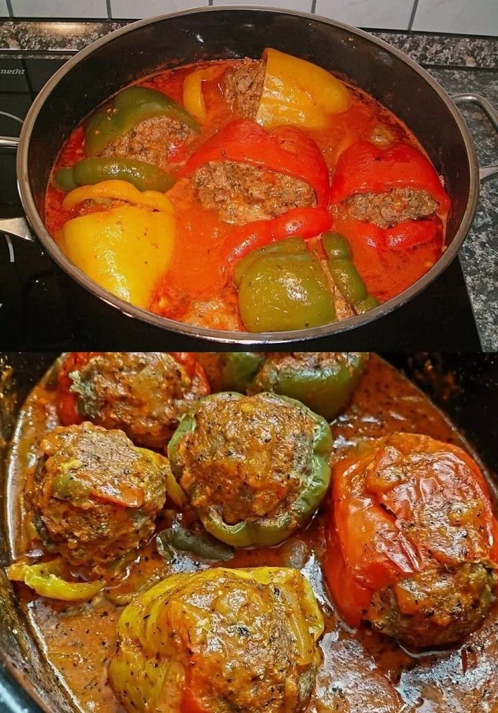 Gefüllte Paprika nach Uroma Susanne – köstliches Rezept vom Familienessen