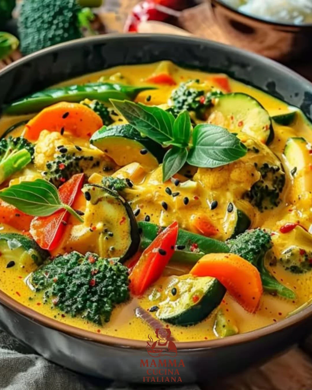 Gemüse-Curry mit Kokosmilch