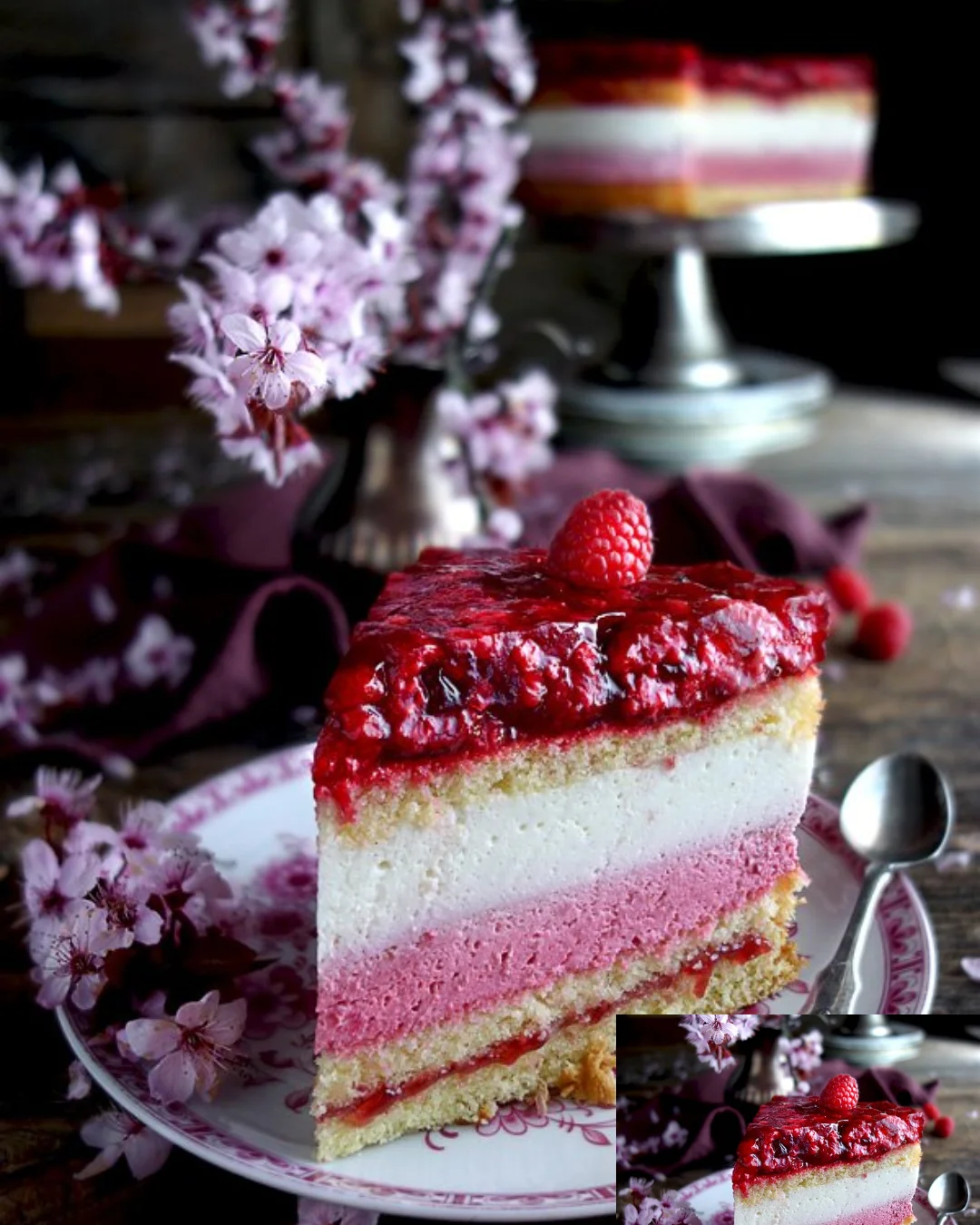 Himbeersahnetorte