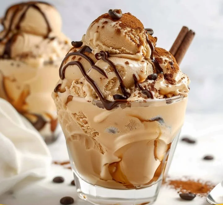 Kaffee-Eis ohne Zucker