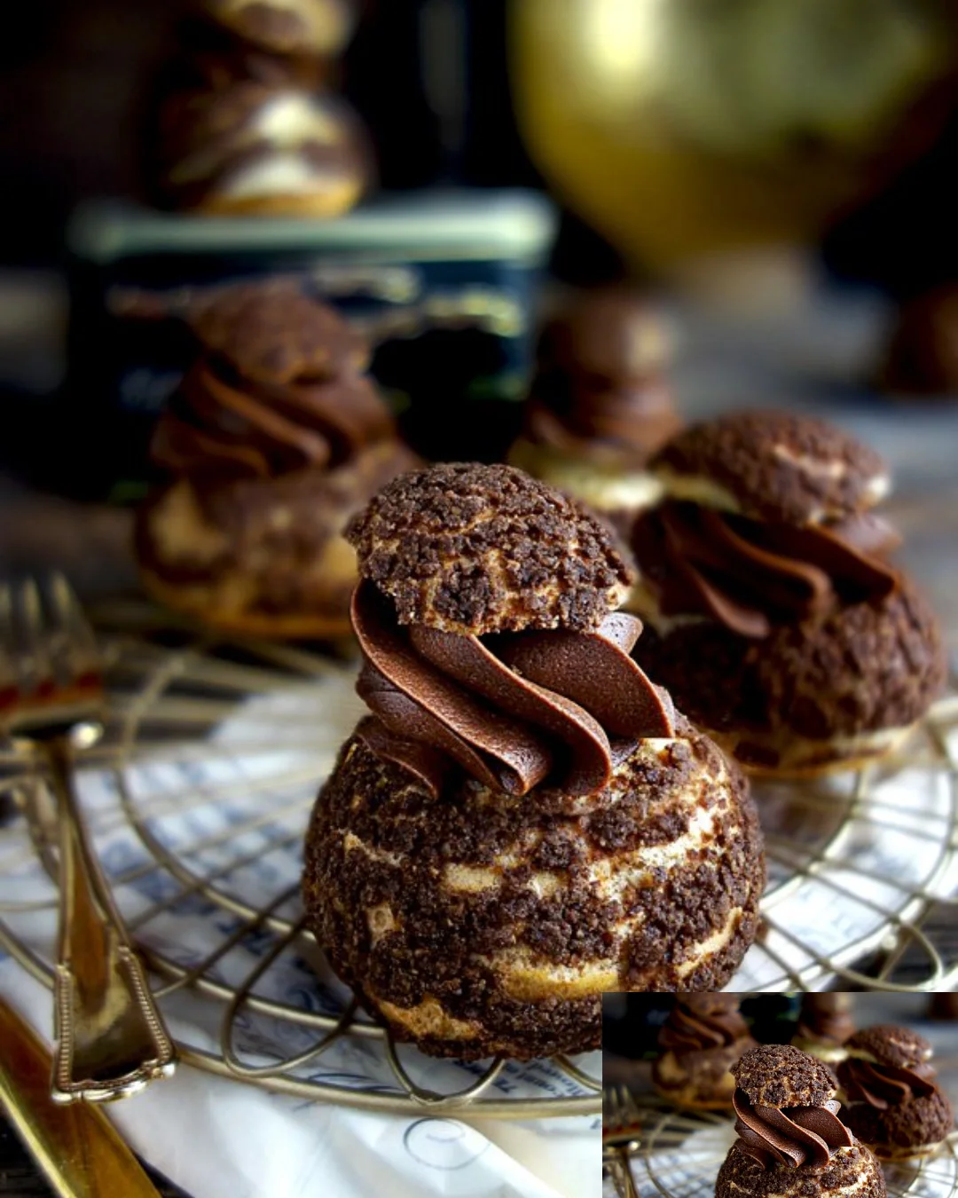 Krapfen mit Craquelin