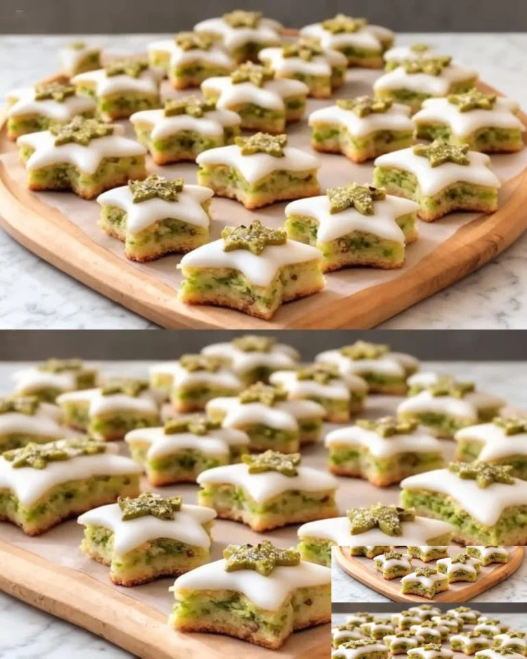 Pistaziensternchen - leckere süße Plätzchen mit Pistazien für jeden Anlass.