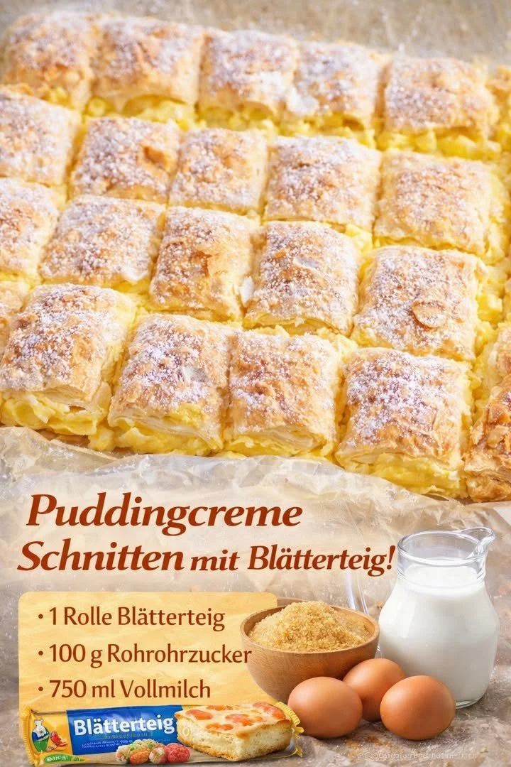 Puddingcreme Schnitten