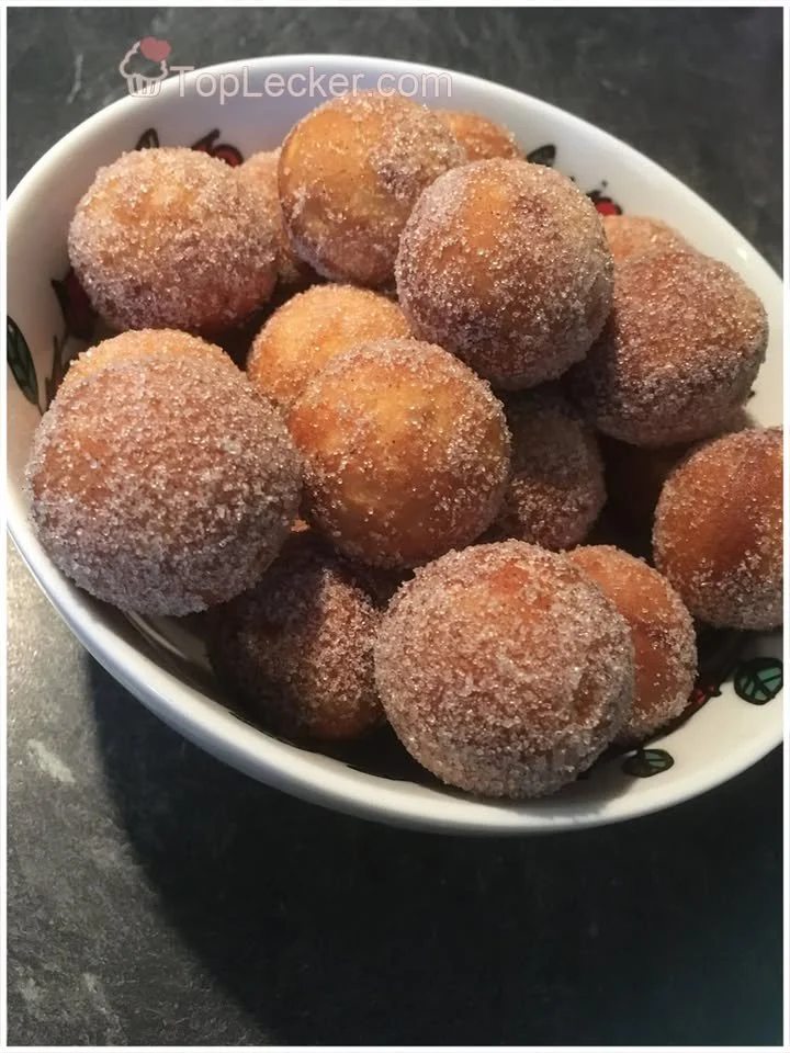 Quarkbällchen mit Zimt-Zucker