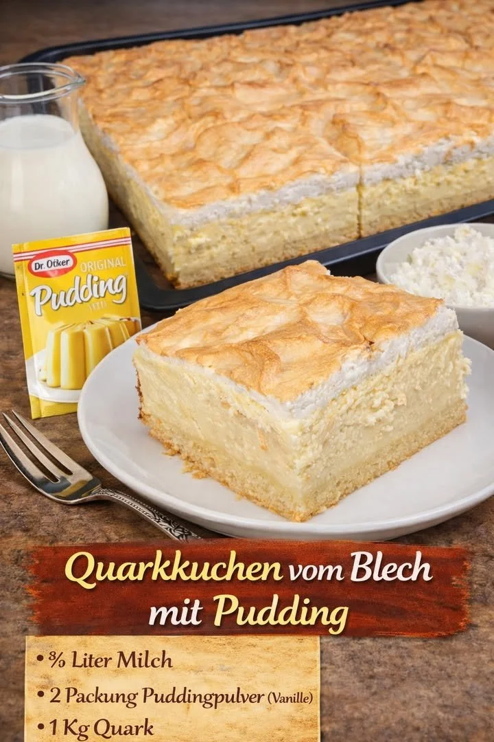 Quarkkuchen vom Blech