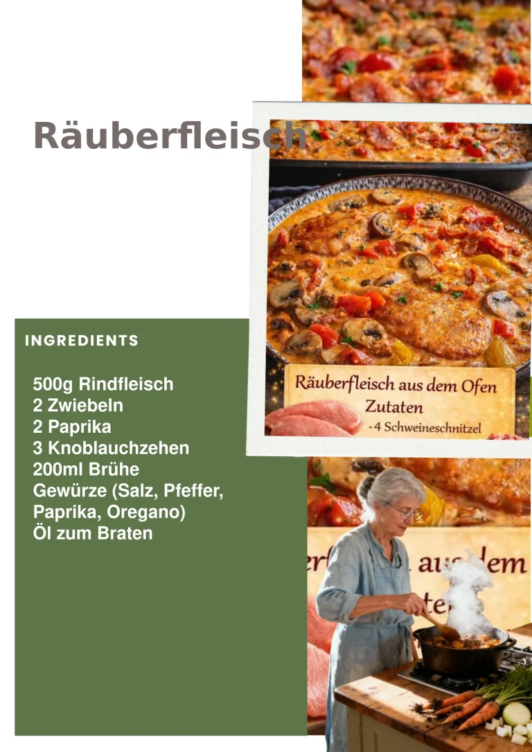 Räuberfleisch: leckere Rezepte und Zubereitungsmöglichkeiten.