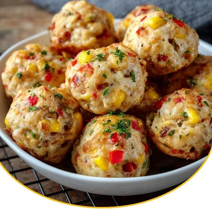 Schnelle Pizza-Bällchen Rezept mit Tomaten und Käse