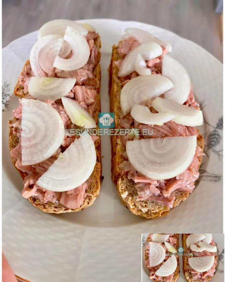 Schnelles Thunfischbrot mit frischen Zutaten und leckeren Gewürzen