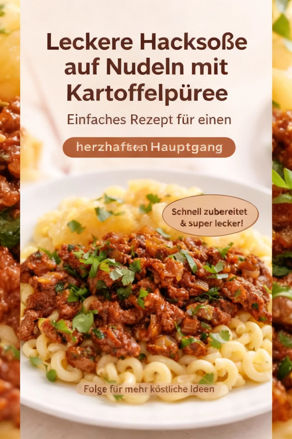 Schnitz und Hörnli – Hörnli-Nudeln mit Geschnetzeltem oder Sauce. Ein einfacher Schweizer Klassiker.