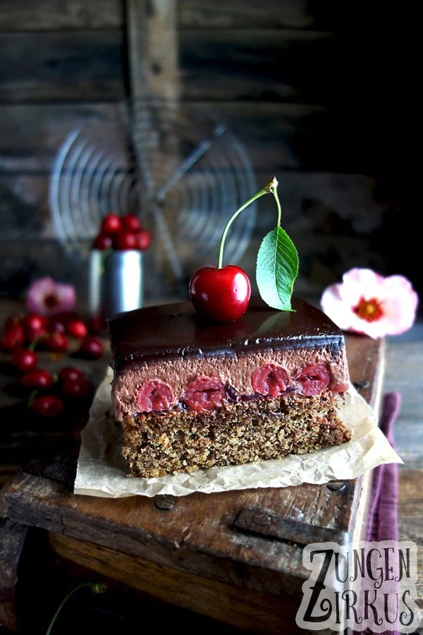 Schoko-Kirsch-Schnitten