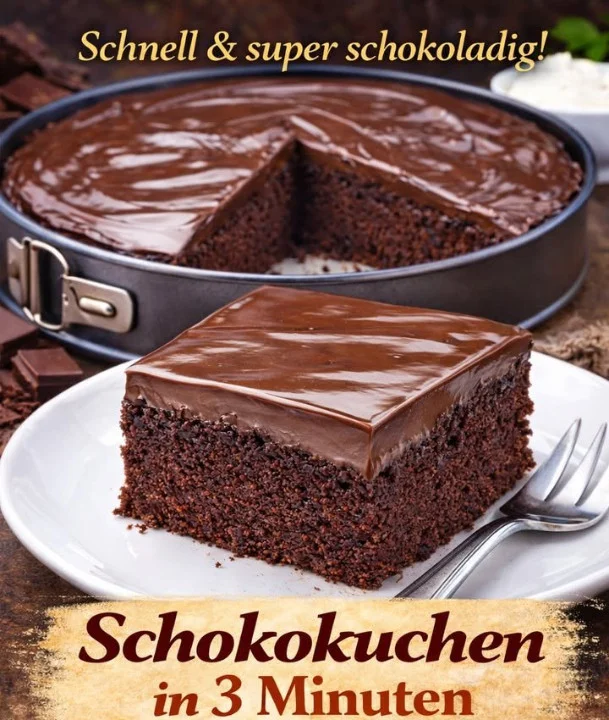 Schokokuchen in 3 Minuten