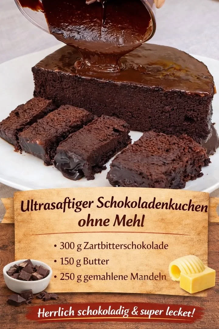 Schokoladen Kuchen ohne Mehl
