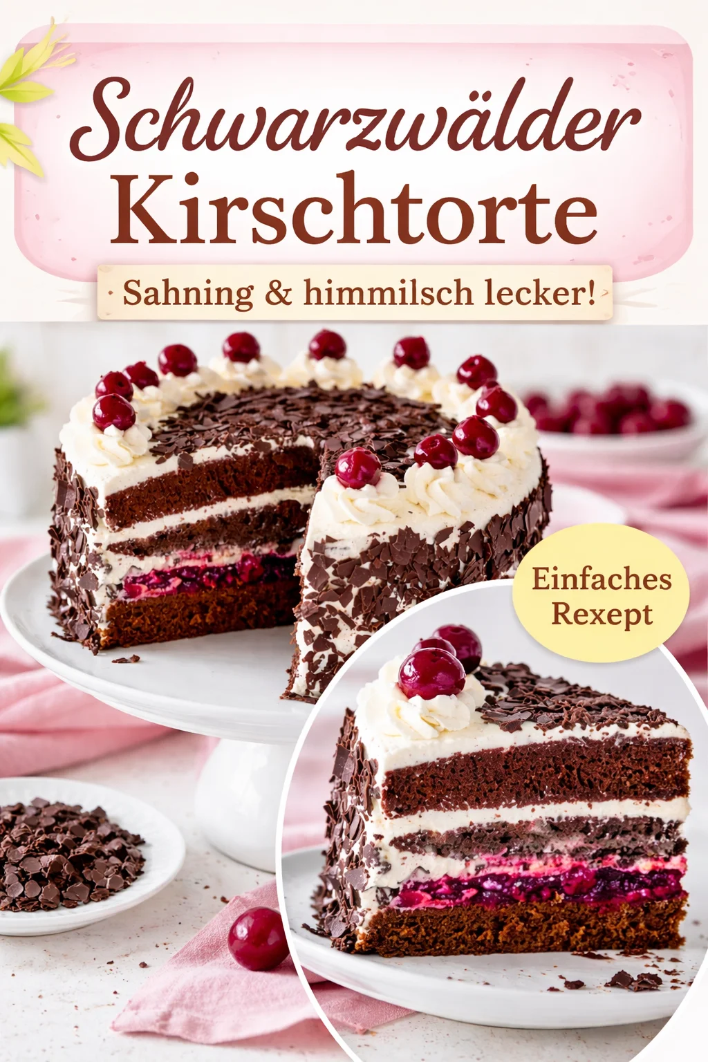 Schwarzw&auml;lder Kirschtorte Rezept