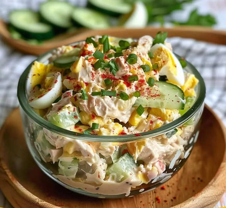 Thunfischsalat mit Ei und Joghurt