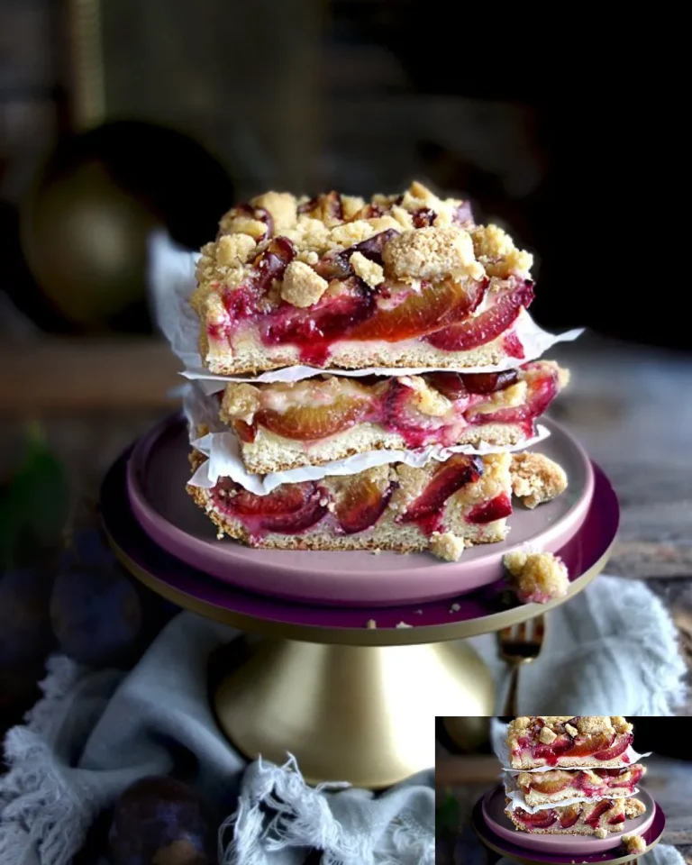 Zwetschgendatschi mit Mandelcreme und frischen Zwetschgen auf einem Blech