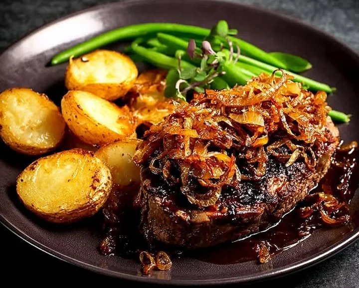 Zwiebelrostbraten – herzhaft & saftig