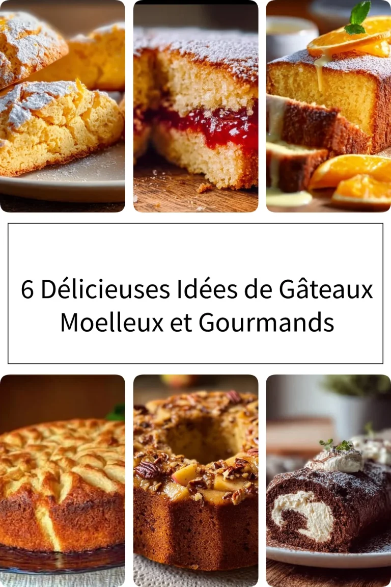 Gâteaux moelleux et gourmands, idées de recettes sucrées