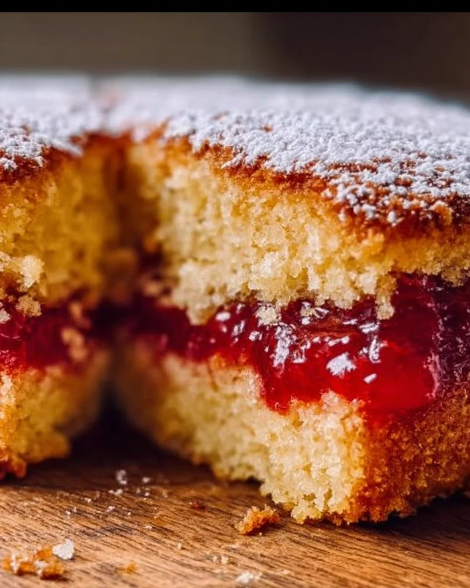 Gâteau Moelleux à la Confiture