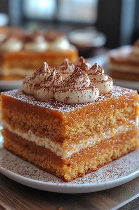 Kürbiskuchen mit Karamell-Cream-Cheese-Frosting