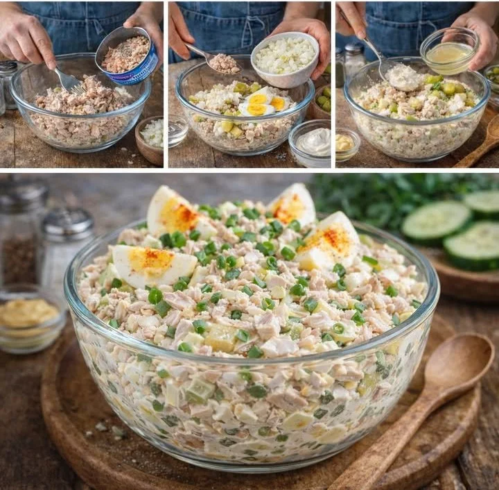 Thunfischsalat mit Joghurt