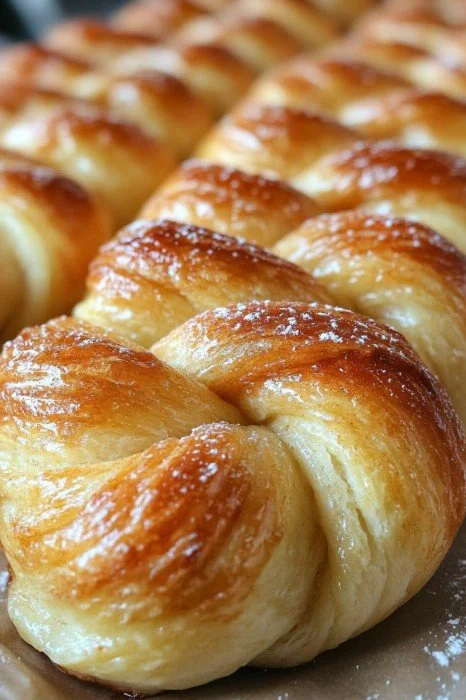 Weihnachtsstern verdrehtes Brot mit feinen Zutaten für die Festtage