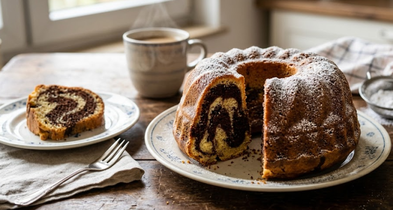Marmorkuchen Rezept – Saftig, locker & einfach backen