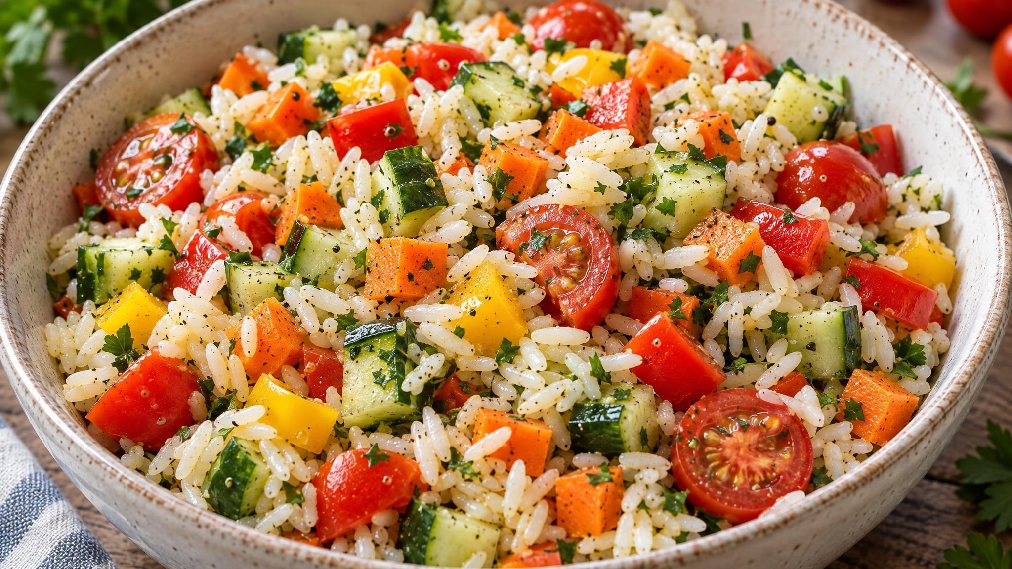 Bunter Reissalat
