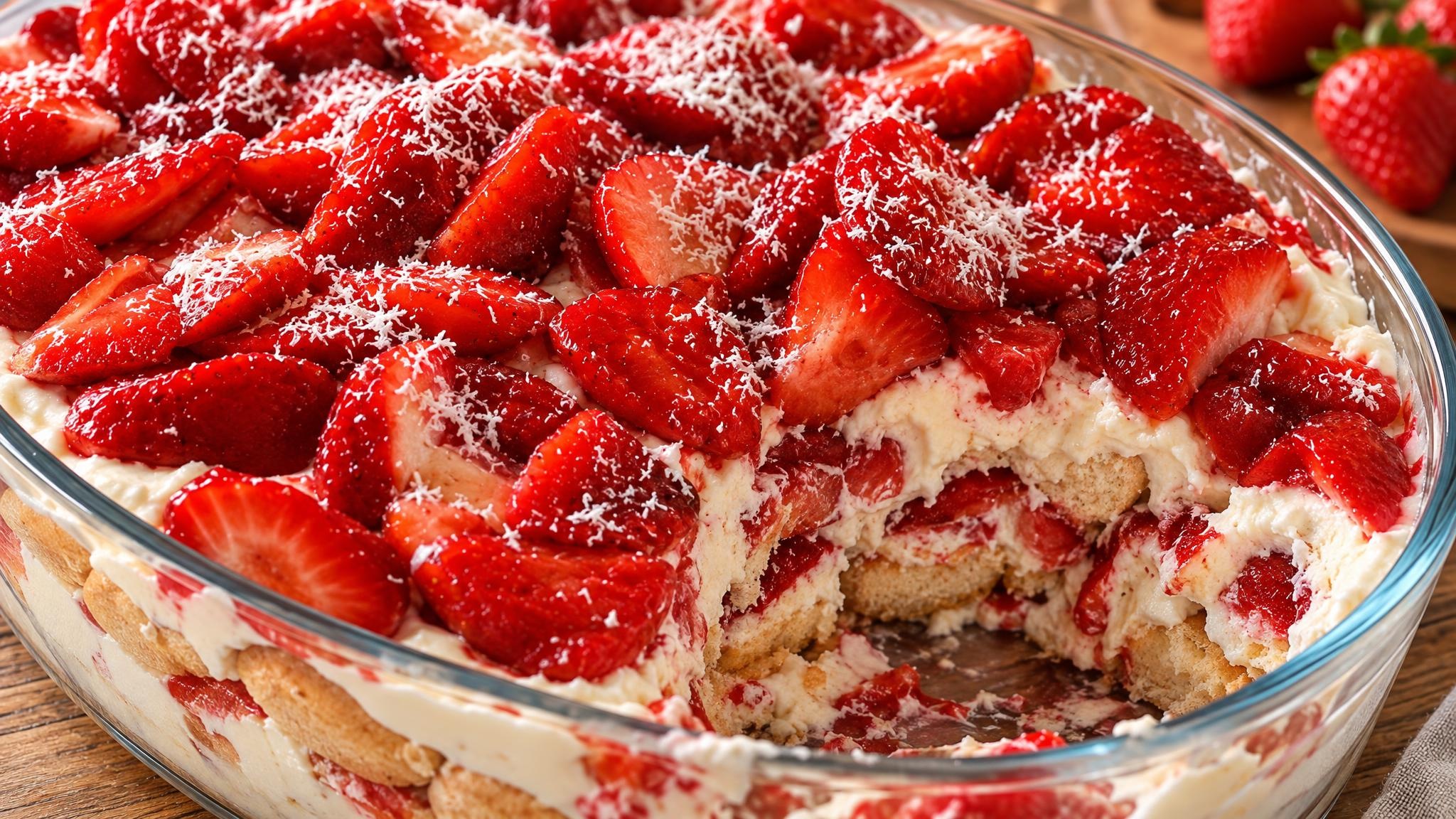 Erdbeer-Tiramisu