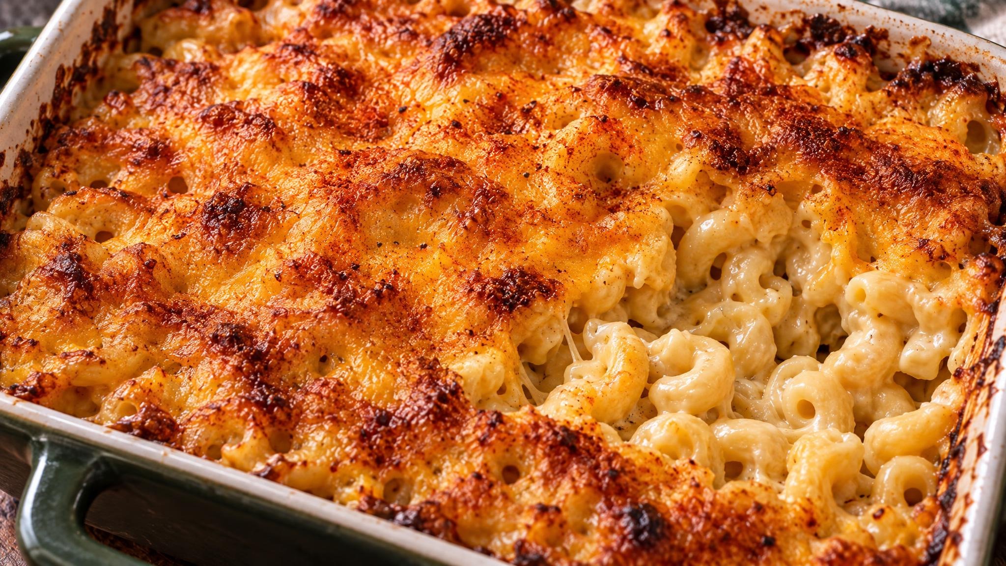 Macaroni and Cheese aus dem Ofen